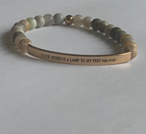 Psalm 119 Beaded Bracelet